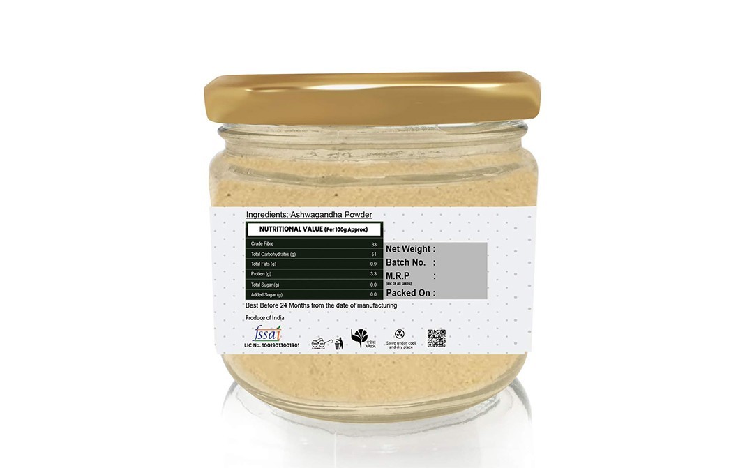 Trinetra Ashwagandha Powder    Pack  100 grams